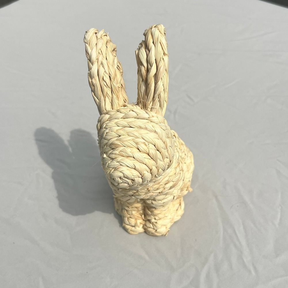 Target Threshold Woven Rattan Easter Bunny Figurines - Set of 2 (2023 Spring) - Picture 3 of 9